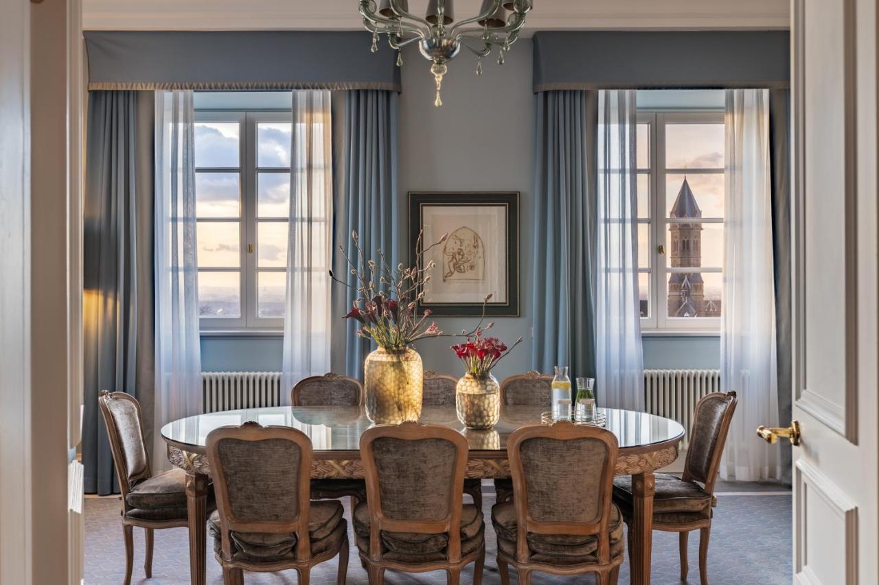 Althoff Grandhotel Schloss Bensberg Bergisch Gladbach Dış mekan fotoğraf The dining room