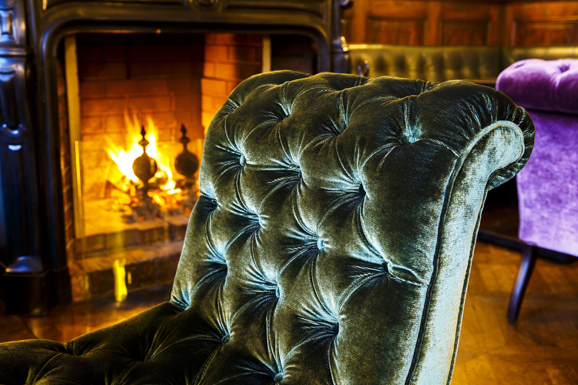 Althoff Grandhotel Schloss Bensberg Bergisch Gladbach Dış mekan fotoğraf A chair upholstered in velvet